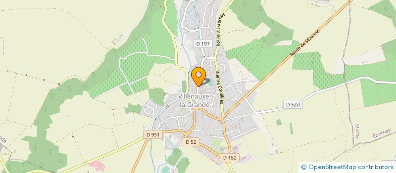 localisation de l'entreprise MONSIEUR REYNALD PRIOLET à VILLENAUXE-LA-GRANDE