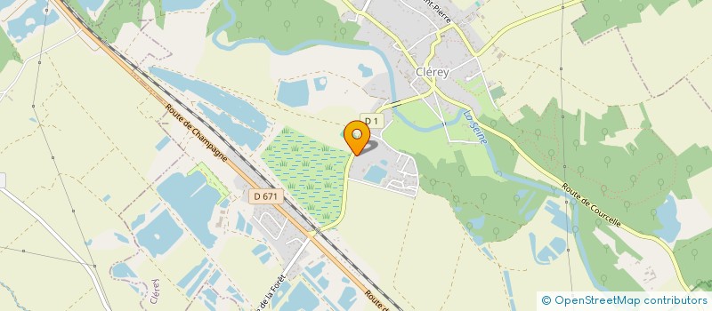 localisation de l'entreprise MONSIEUR REYNALD TOUSSAINT  CLEREY