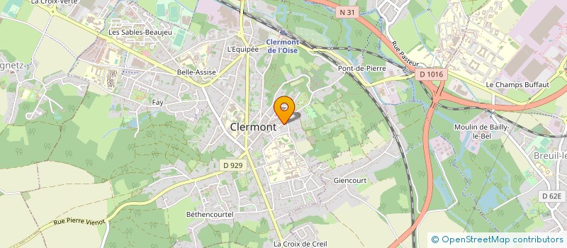 localisation de l'entreprise MONSIEUR REYNALD TRANNIN à CLERMONT