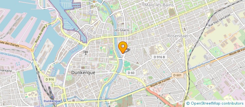 localisation de l'entreprise MONSIEUR REYNALD VANSTEENKISTE à DUNKERQUE