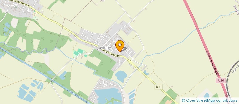 localisation de l'entreprise MONSIEUR REYNALD VERY  JUVIGNY