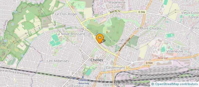 localisation de l'entreprise MONSIEUR REYNHALD LE BARON à CHELLES