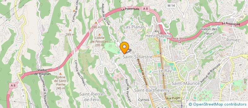 localisation de l'entreprise MONSIEUR REYNNALD CHRIISTOPHE à NICE