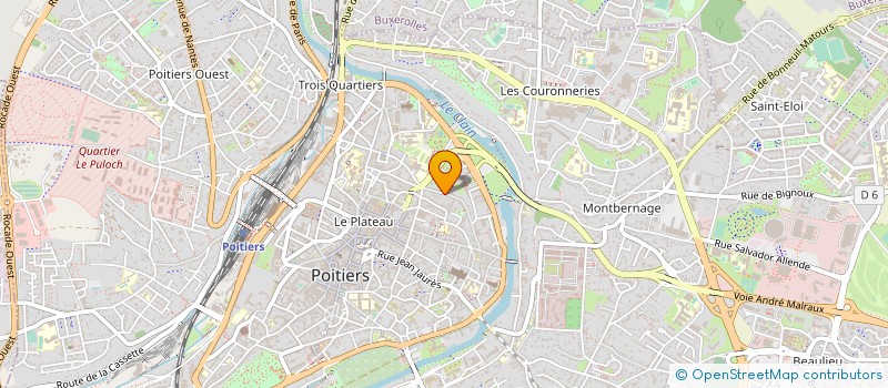 localisation de l'entreprise MONSIEUR REZA ABBASSIDAREI  POITIERS