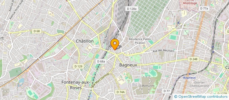 localisation de l'entreprise MONSIEUR REZA AMARSY à BAGNEUX