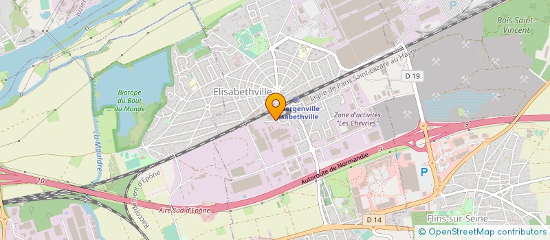 localisation de l'entreprise MONSIEUR REZA BRIKI  AUBERGENVILLE