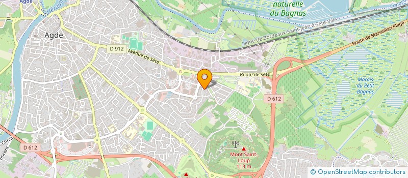 localisation de l'entreprise MONSIEUR REZA IRANPOUR  AGDE