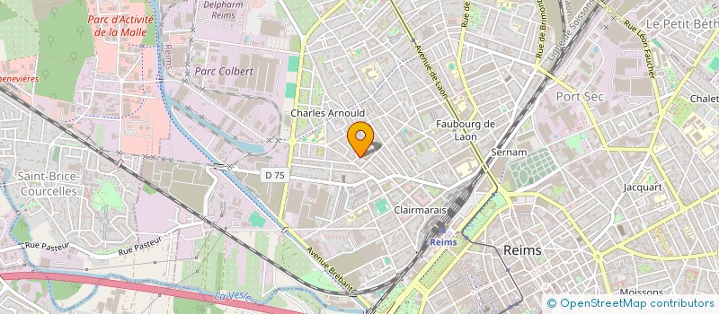 localisation de l'entreprise MONSIEUR REZA JAFARI  REIMS