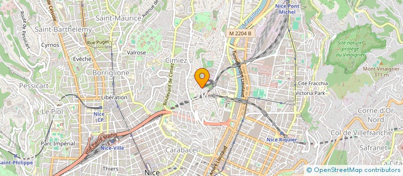 localisation de l'entreprise MONSIEUR REZA JAMEHDOR à NICE