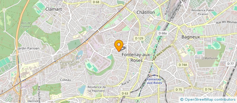 localisation de l'entreprise MONSIEUR REZA MESSAOUI à FONTENAY-AUX-ROSES