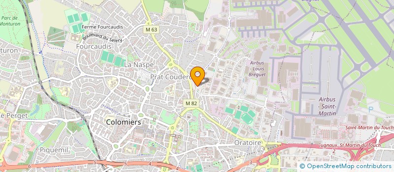 localisation de l'entreprise MONSIEUR REZA RAHJOOYE MONFARED à COLOMIERS