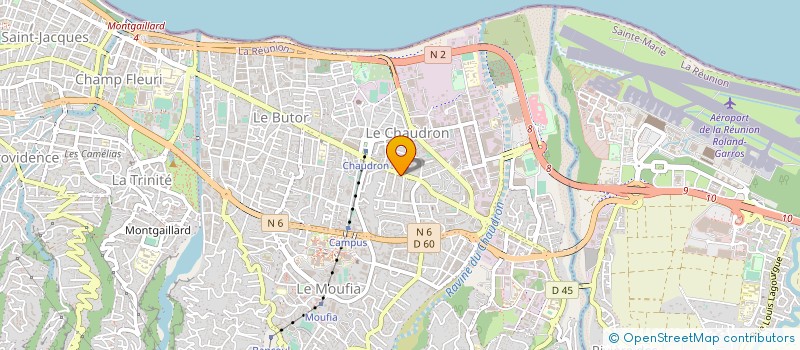 localisation de l'entreprise MONSIEUR REZA RAMASSAMY  SAINT-DENIS