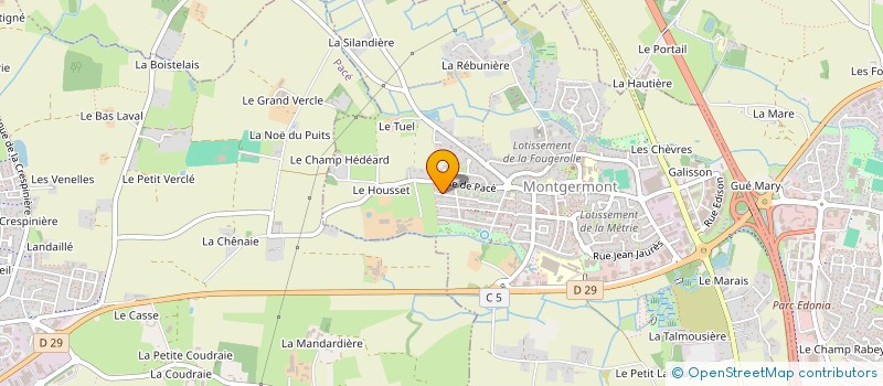 localisation de l'entreprise MONSIEUR REZA SAKHIZADEH  MONTGERMONT