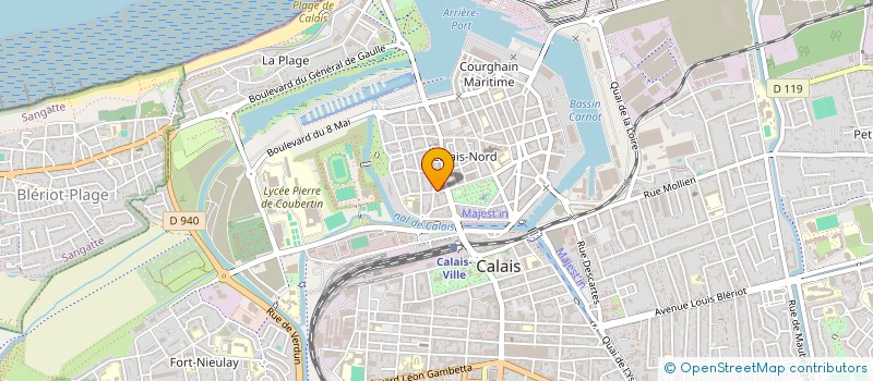 localisation de l'entreprise MONSIEUR REZAK AMIROUCHE  CALAIS