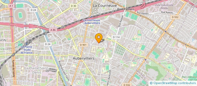 localisation de l'entreprise MONSIEUR REZAK CHALAL à AUBERVILLIERS