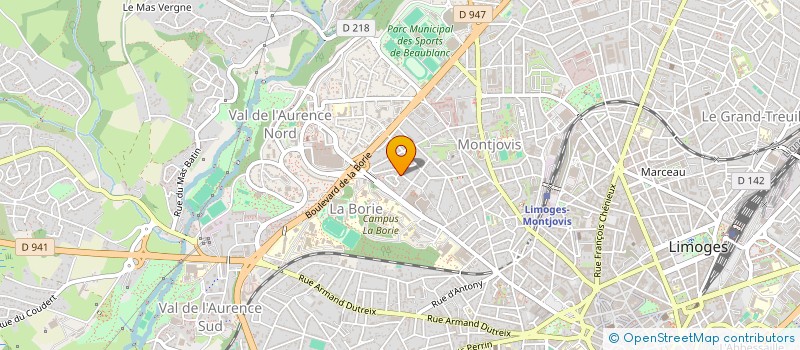 localisation de l'entreprise MONSIEUR REZAN BUDAK à LIMOGES