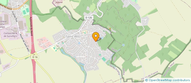 localisation de l'entreprise MONSIEUR REZDAR SAGLAM  SAINT-WITZ