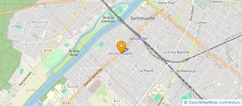 localisation de l'entreprise MONSIEUR REZENDE WESLEY  SARTROUVILLE