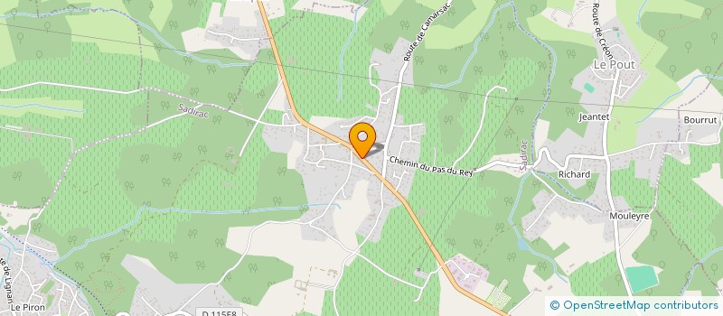 localisation de l'entreprise MONSIEUR REZKI BESSAOU  SADIRAC