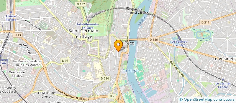 localisation de l'entreprise MONSIEUR REZKI MOUHOUBI  LE PECQ