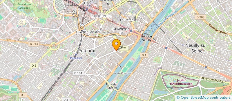 localisation de l'entreprise MONSIEUR REZKI OUALI à PUTEAUX