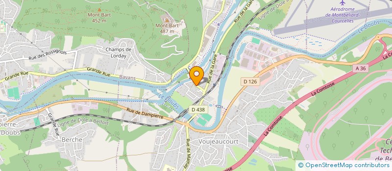 localisation de l'entreprise MONSIEUR REZKI ROUABHIA  VOUJEAUCOURT