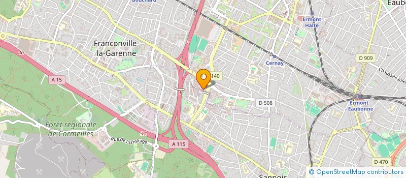 localisation de l'entreprise MONSIEUR REZWAN ARIF  ERMONT