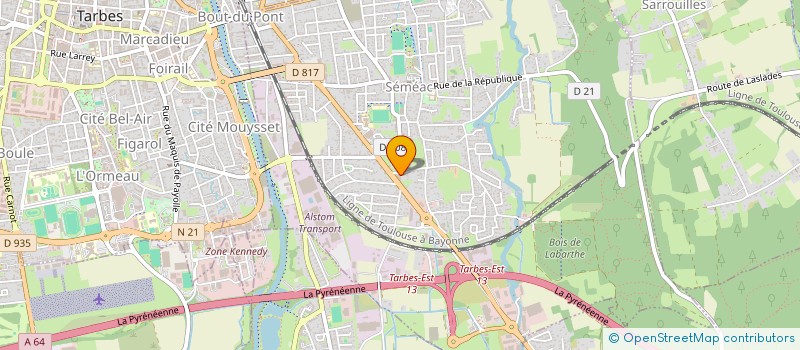 localisation de l'entreprise MONSIEUR REZWANUL HUSSIN  SEMEAC