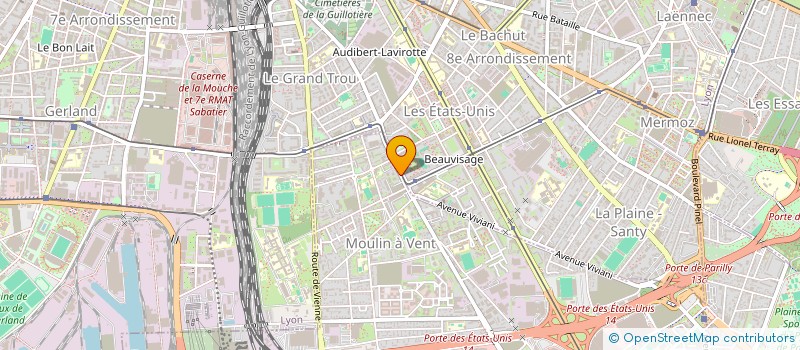 localisation de l'entreprise MONSIEUR RHABI OCKOUMOU  VENISSIEUX