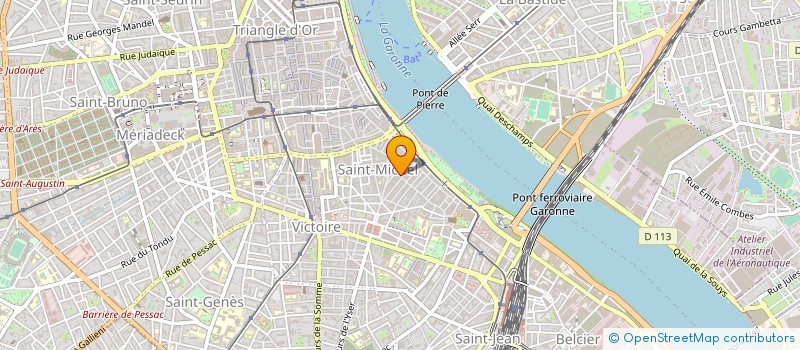 localisation de l'entreprise MONSIEUR RHADDOUANN CHAIBI à BORDEAUX