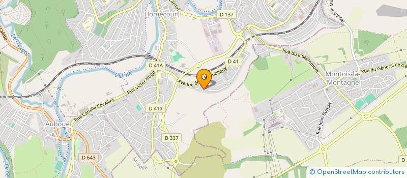 localisation de l'entreprise MONSIEUR RHALDI HARATI  HOMECOURT