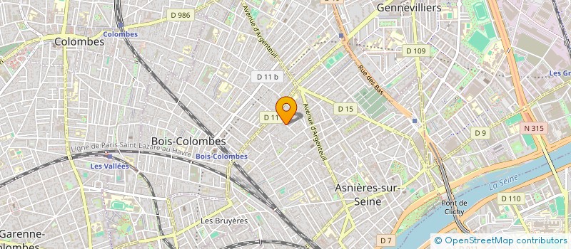 localisation de l'entreprise MONSIEUR RHALI DADDI à ASNIERES-SUR-SEINE