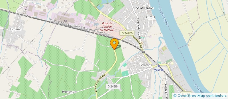 localisation de l'entreprise MONSIEUR RHANDI AFIFE à VAYRES