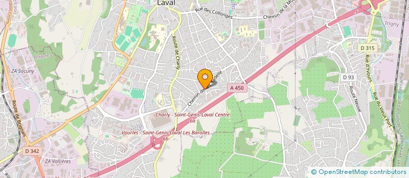 localisation de l'entreprise MONSIEUR RHAYANE ES SALIH  SAINT-GENIS-LAVAL