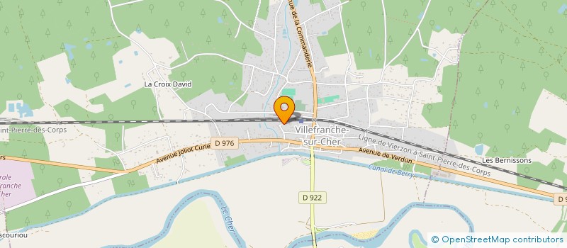 localisation de l'entreprise MONSIEUR RHEDOINE ARIF  VILLEFRANCHE-SUR-CHER