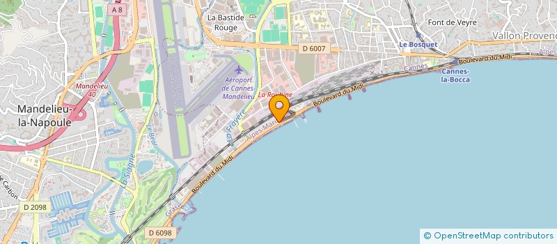 localisation de l'entreprise MONSIEUR RHEGUI AKRA à CANNES
