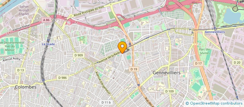 localisation de l'entreprise MONSIEUR RHEZA JINA  ASNIERES-SUR-SEINE