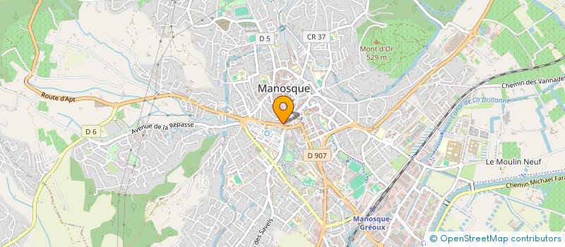 localisation de l'entreprise MONSIEUR RHIDA AZOUGAGH à MANOSQUE