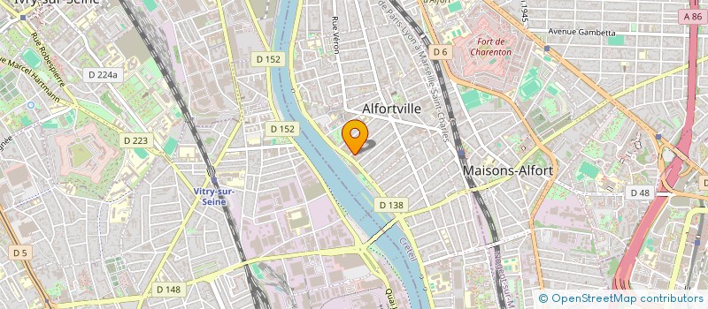 localisation de l'entreprise MONSIEUR RHILES OUKEBBANE  ALFORTVILLE