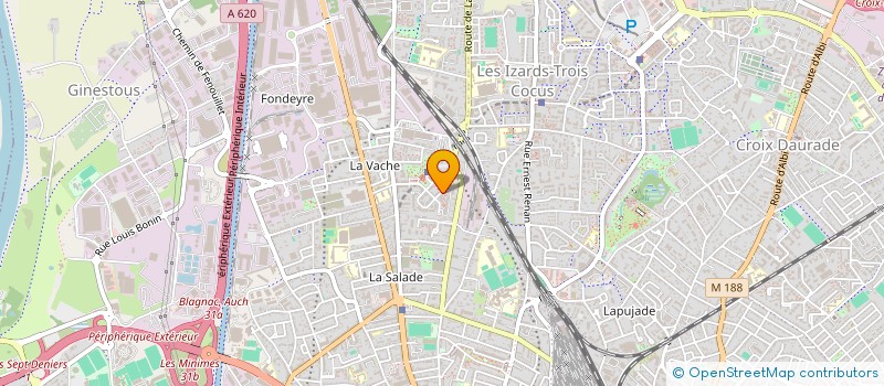 localisation de l'entreprise MONSIEUR RHODE MBEMBA  TOULOUSE