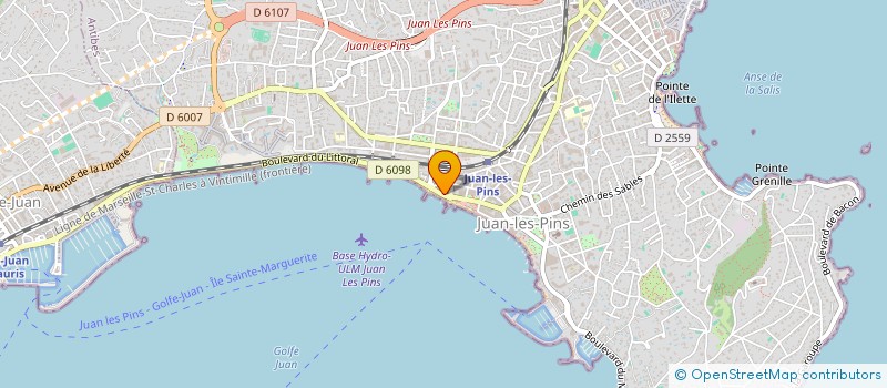 localisation de l'entreprise MONSIEUR RHONEL CACHELEUX à ANTIBES