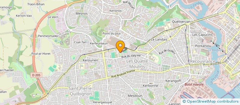 localisation de l'entreprise MONSIEUR RHOUMA AOUN à BREST