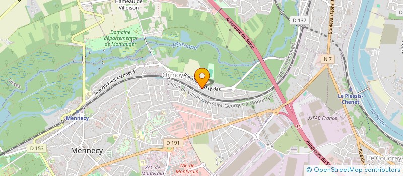 localisation de l'entreprise MONSIEUR RHUDY BRIQUET  ORMOY