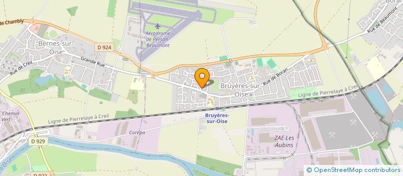 localisation de l'entreprise MONSIEUR RHUDY MOUSSIESSIE DIELET  BRUYERES-SUR-OISE