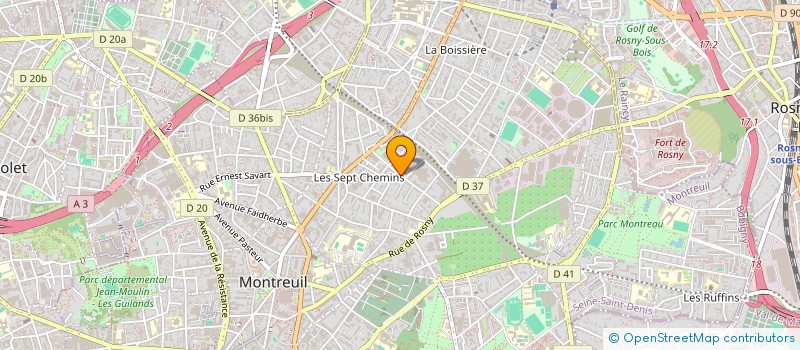 localisation de l'entreprise MONSIEUR RIAD AIT NOURI à MONTREUIL