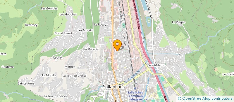 localisation de l'entreprise MONSIEUR RIAD BELGUIDOUM  SALLANCHES