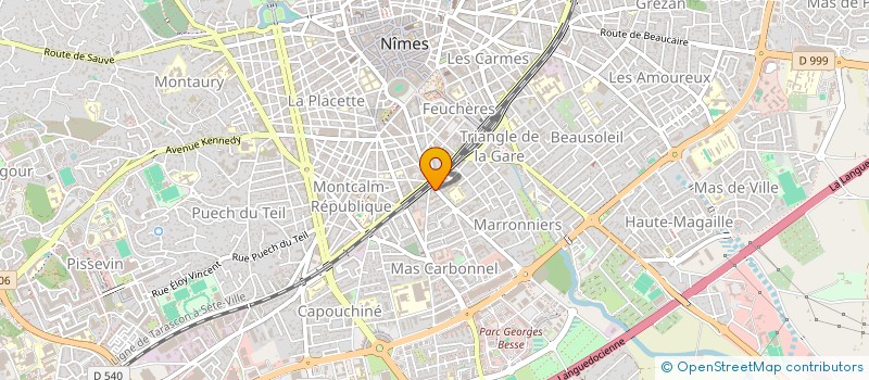 localisation de l'entreprise MONSIEUR RIAD BENAZZA  NIMES