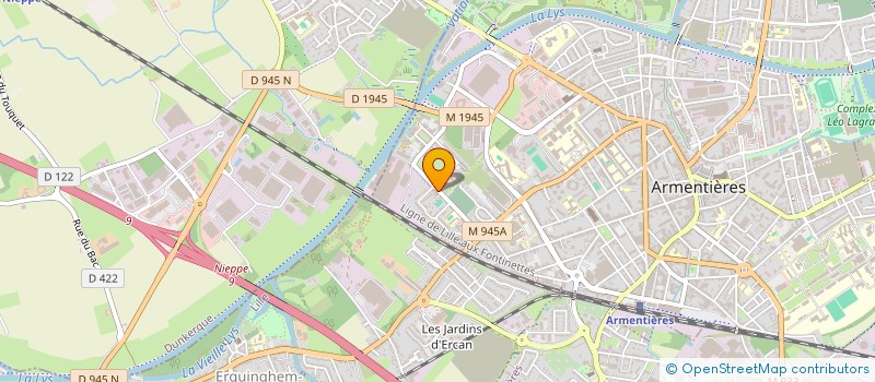 localisation de l'entreprise MONSIEUR RIAD BENYOUSSEF  ARMENTIERES