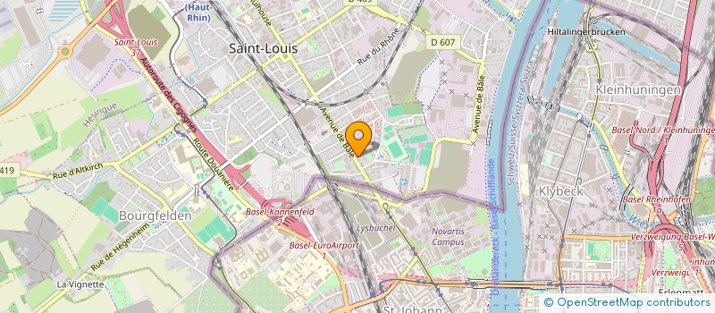 localisation de l'entreprise MONSIEUR RIAD BOUDERDARA  SAINT-LOUIS