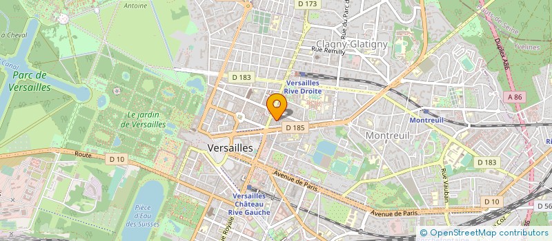 localisation de l'entreprise MONSIEUR RIAD BOUKAHOUA à VERSAILLES